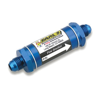 Earl's #6 Fuel Filter w/Bronze Element Black Earl's #6 Fuel Filter w/Bronze Element Black