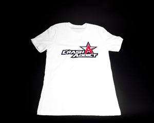 White Crash Addict Logo T-Shirt